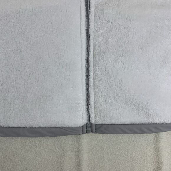 DANSKIN NOW Women's White Sport Fleece Full Zip Pockets Jacket Size XL (16/18) - Picture 7 of 13